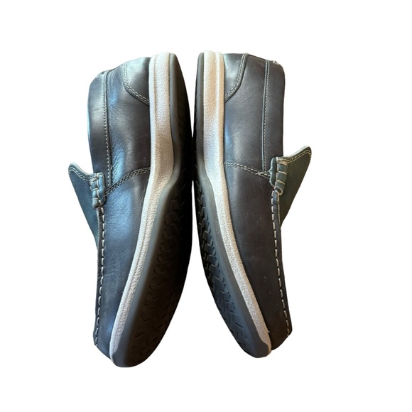 *Men’s Clarks Collection Size 7 Gray Leather Loafers w Ortholite Cushion Insoles main image 8
